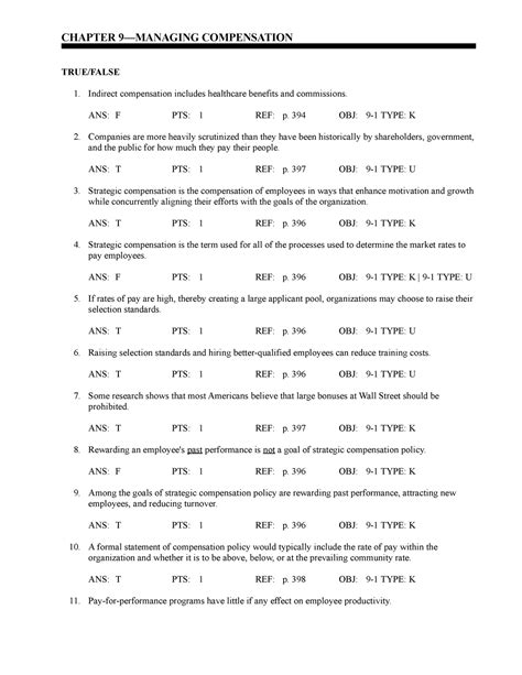 certified compensation professional sample test.